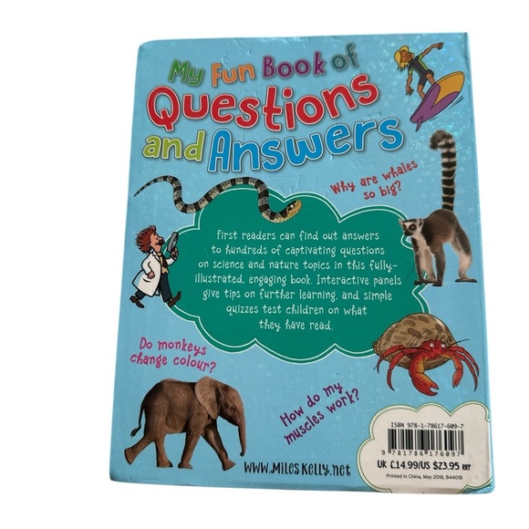 My Fun Book of Questions and Answers by Miles Kelly in EUC - Picture 3 of 4